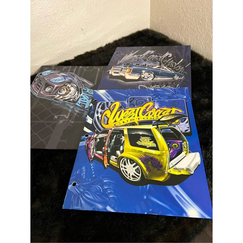 West coast customs‎ cars pimp my ride folders set of 3